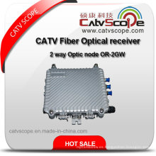 Receptor óptico de la fibra de CATV / nodo óptico de 2 maneras o-2gw